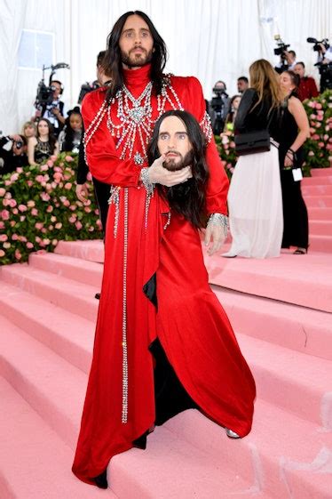 Met Gala 2019: Jared Leto Brings His Own Head Onto the Red 